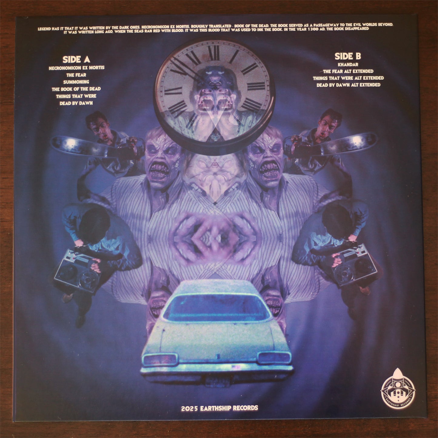 Book of The Dead Limited Edition Blue and Black Splatter Vinyl