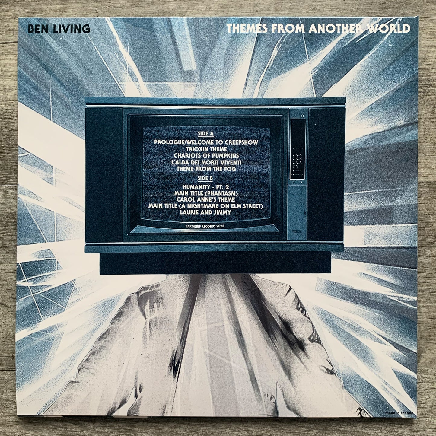 Themes From Another World Silver White Splatter Vinyl