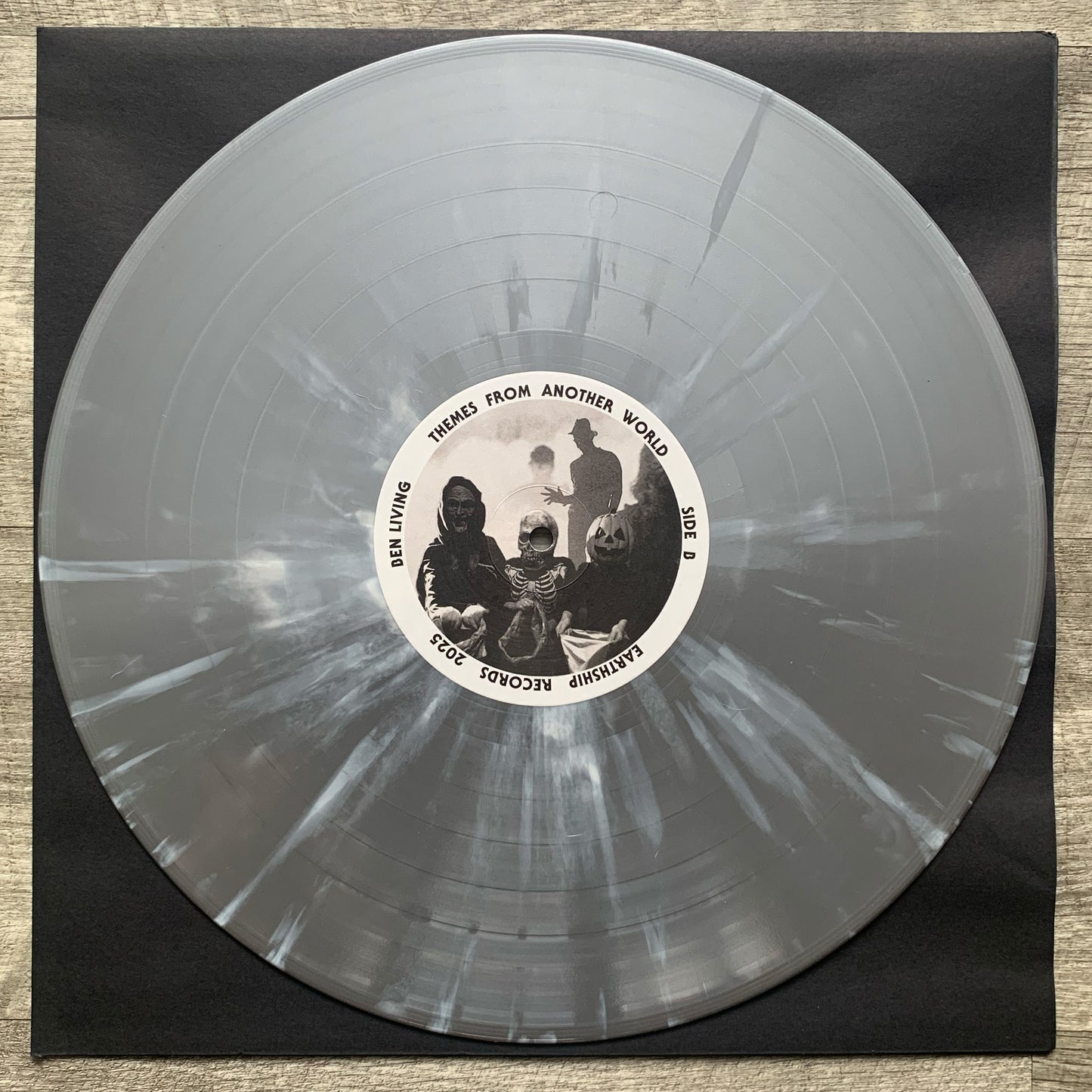 Themes From Another World Silver White Splatter Vinyl